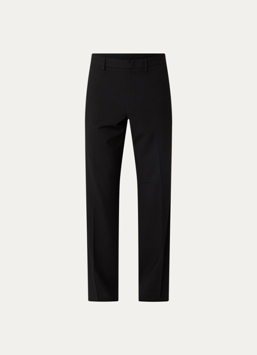 Armani Straight fit pantalon met steekzakken - voorkant 4 zwart