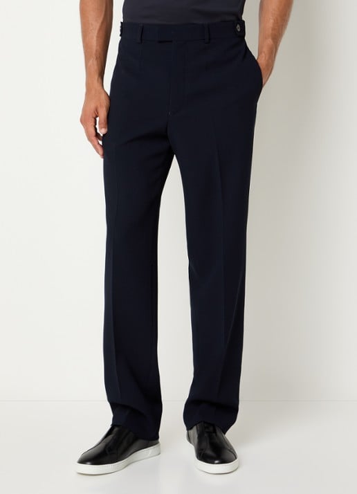 Armani Straight fit pantalon met structuur