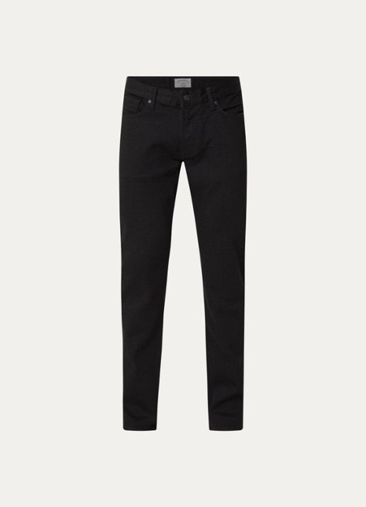 Armani Straight leg jeans met gekleurde wassing - voorkant 3 zwart