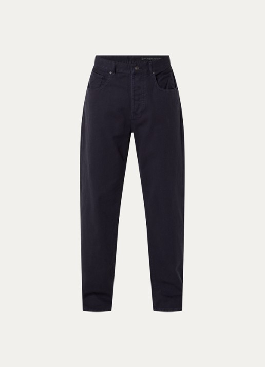 Armani Straight leg jeans met steekzakken - voorkant 2 donkerblauw