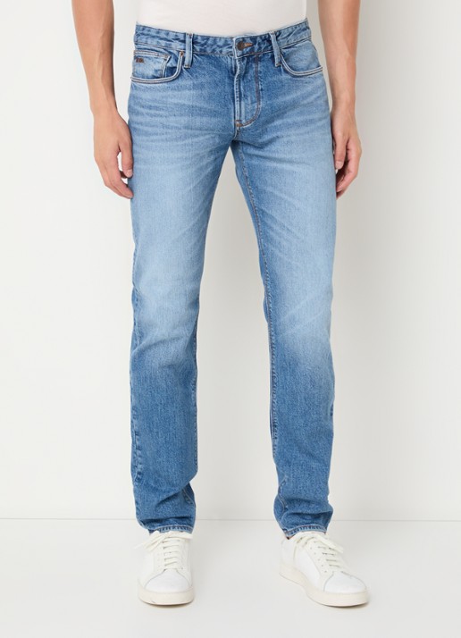 Armani Straight leg jeans met steekzakken