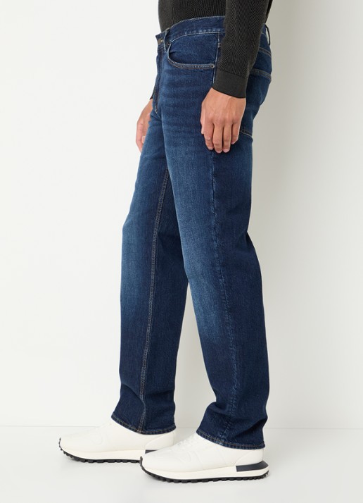 Armani Straight leg jeans met steekzakken - detail 3 indigo