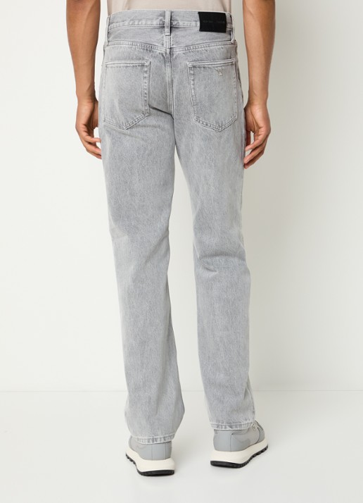 Armani Straight leg jeans met steekzakken - achterkant 5 lichtgrijs