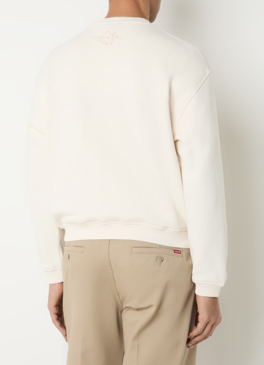 Armani Sweater met borduring - achterkant 2 beige