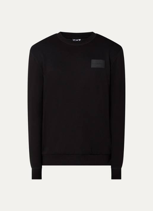Armani Sweater met logo - voorkant 2 zwart