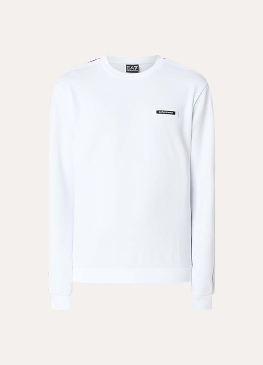 Armani Sweater met logo - voorkant 2 wit