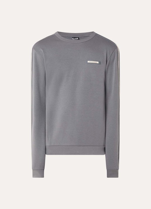 Armani Sweater met logo - voorkant 2 antraciet