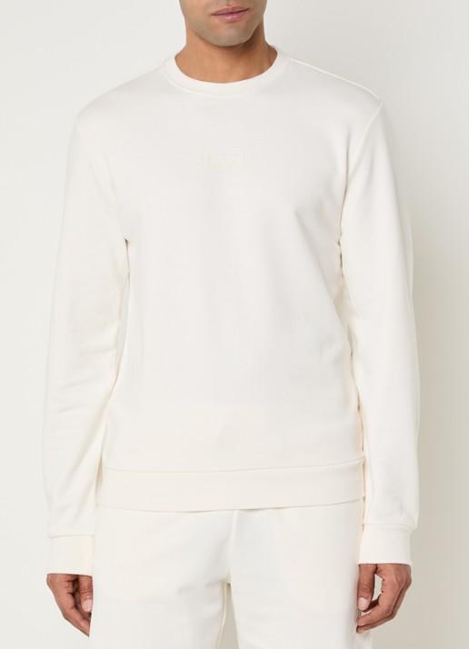 Armani Sweater met logo - achterkant 2 gebroken wit