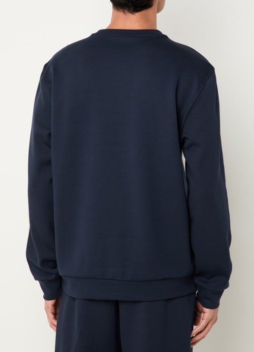 Armani Sweater met logo - achterkant donkerblauw