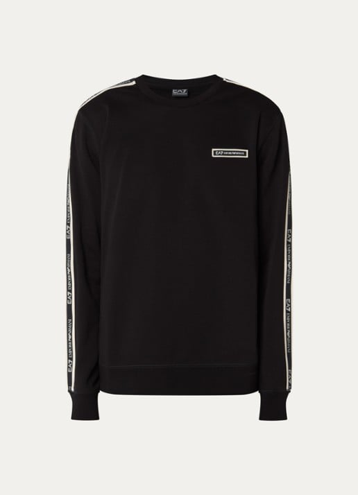 Armani Sweater met logo - voorkant 3 zwart