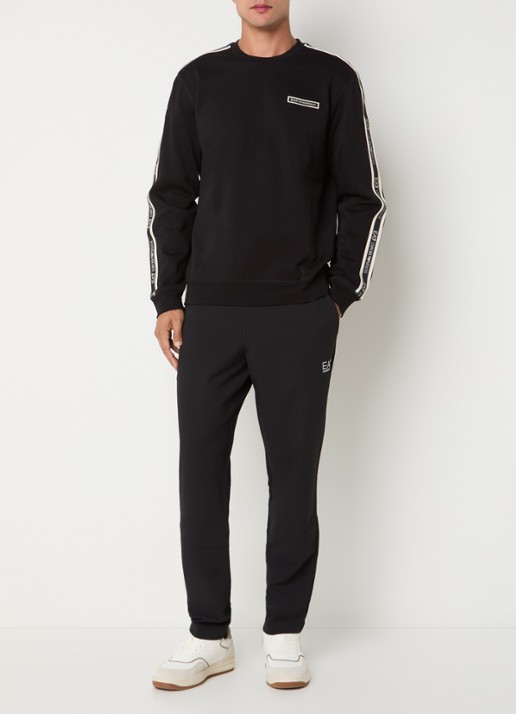 Armani Sweater met logo - voorkant 4 zwart
