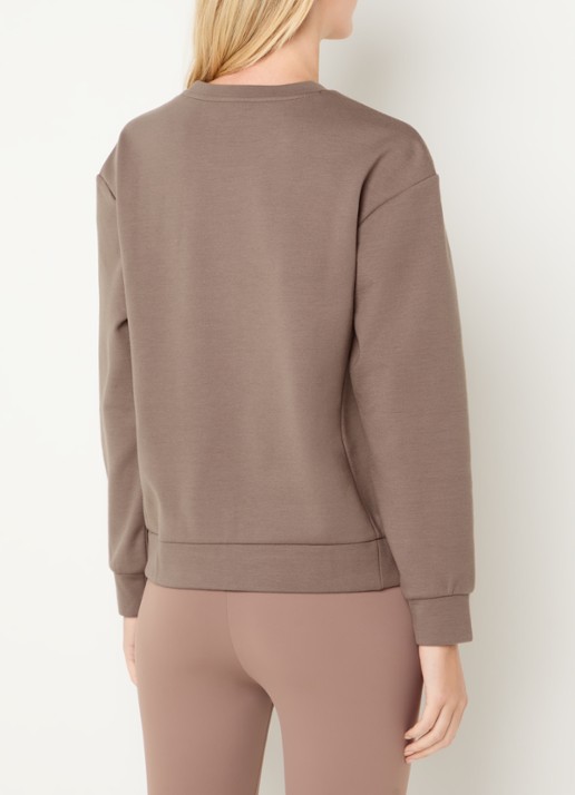Armani Sweater met logo - achterkant 2 lichtbruin