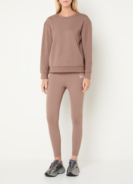 Armani Sweater met logo - voorkant 4 lichtbruin