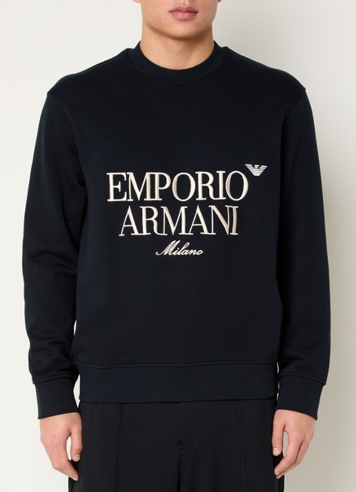 Armani Sweater met logoborduring