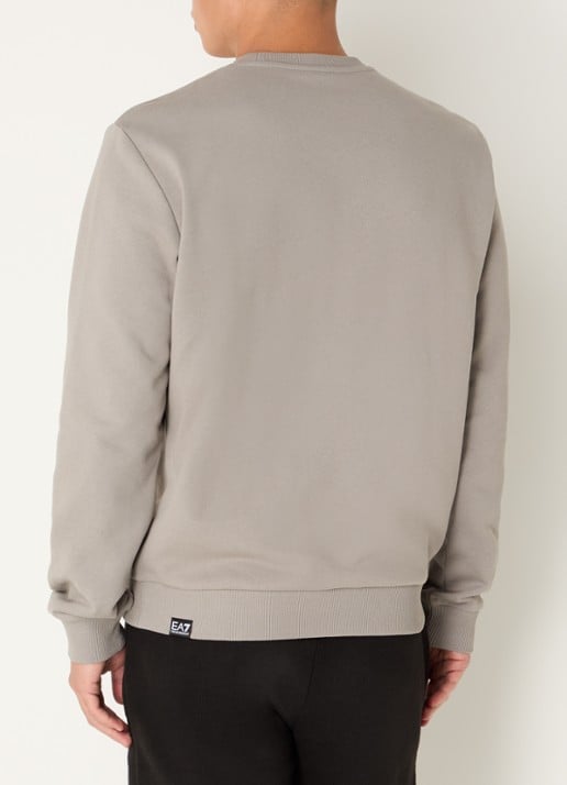 Armani Sweater met logoprint - achterkant 4 donkerbeige