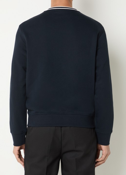 Armani Sweater met logoprint - achterkant donkerblauw