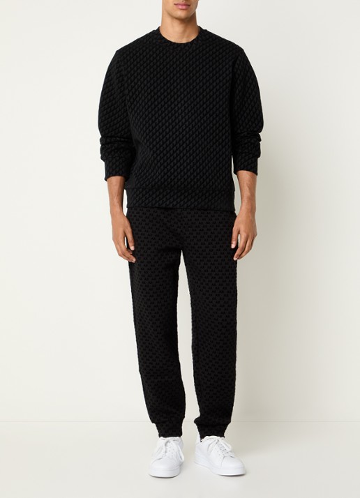 Armani Sweater met print - voorkant 3 zwart