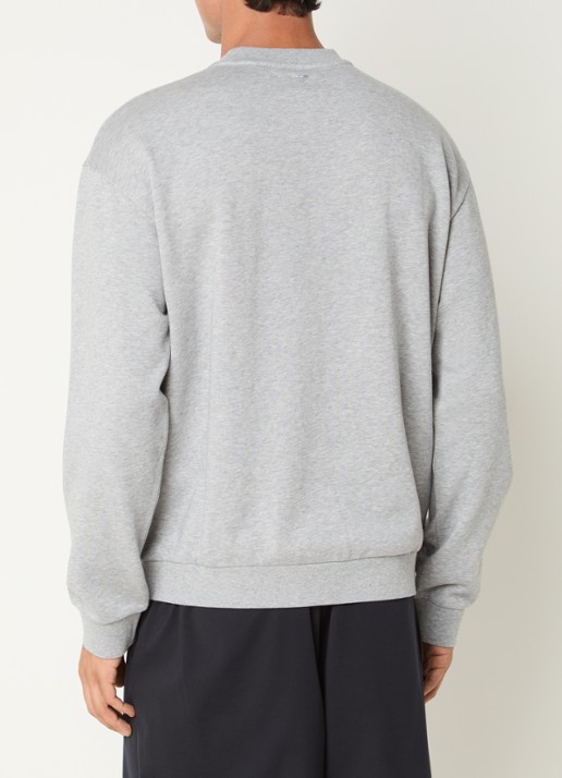 Armani Sweater met print - achterkant 2 lichtgrijs