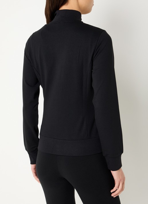 Armani Sweatvest met logo en steekzakken  - achterkant 3 zwart