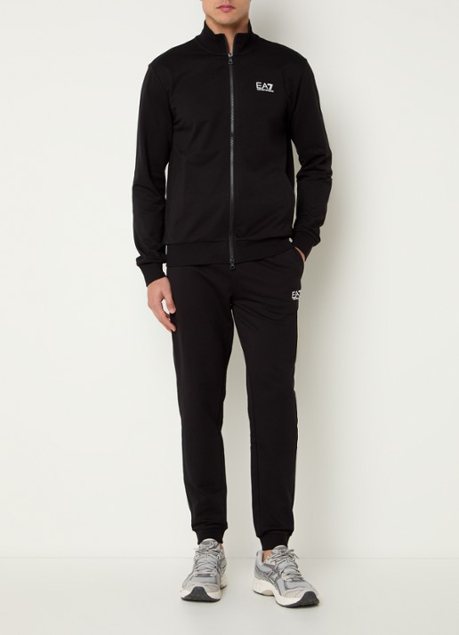 Armani Sweatvest met logo - voorkant 3 zwart