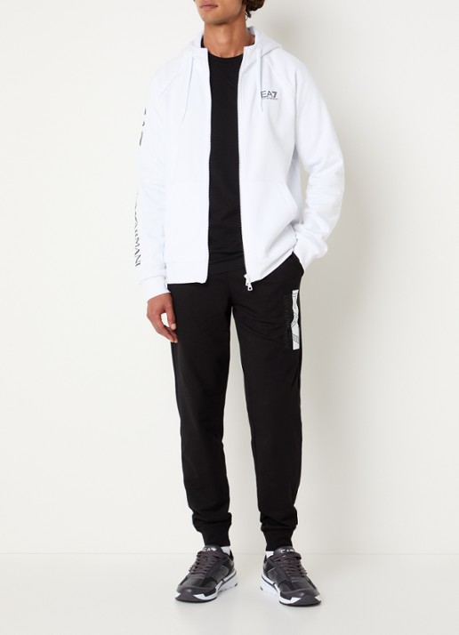 Armani Sweatvest met logo - voorkant 2 wit