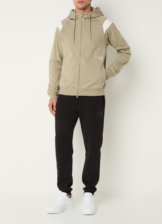 Armani Sweatvest met logoprint - voorkant 5 beige