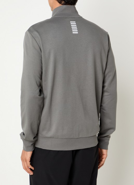 Armani Sweatvest met logoprint - achterkant 4 grijs