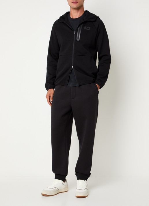 Armani Sweatvest met steekzakken - voorkant 2 zwart