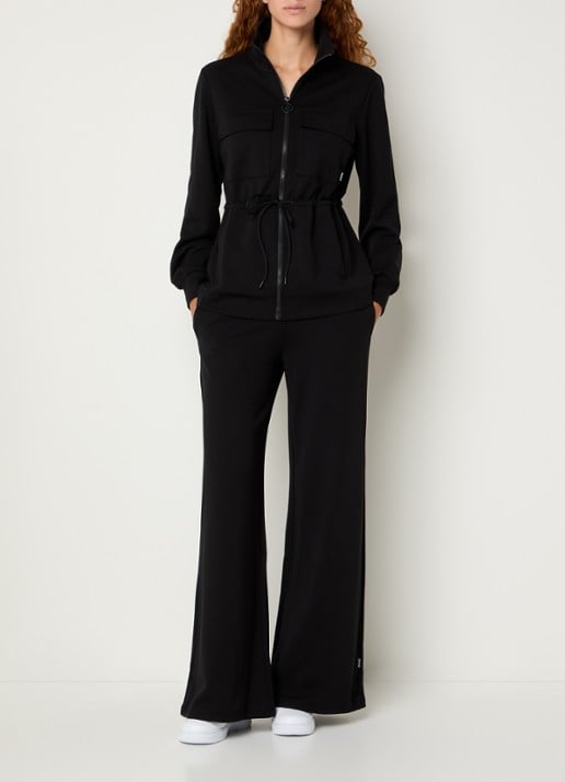 Armani Sweatvest met steekzakken - voorkant 2 zwart