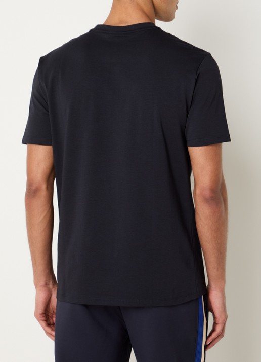 Armani T-shirt met 3D logo - achterkant 4 donkerblauw