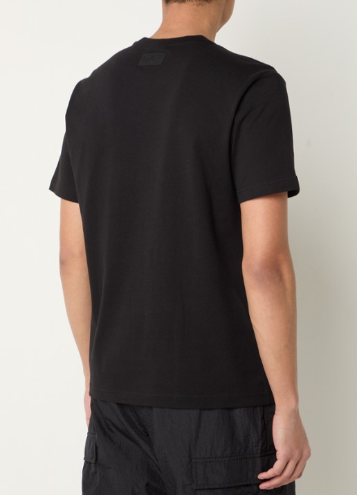 Armani T-shirt met 3D logoprint - achterkant zwart