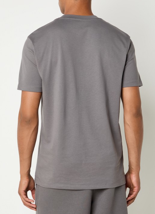 Armani T-shirt met logo - achterkant antraciet