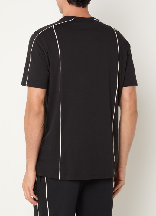 Armani T-shirt met logo - achterkant zwart