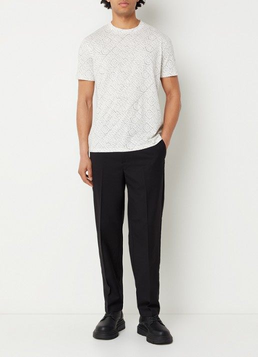 Armani T-shirt met logo - voorkant 2 wit