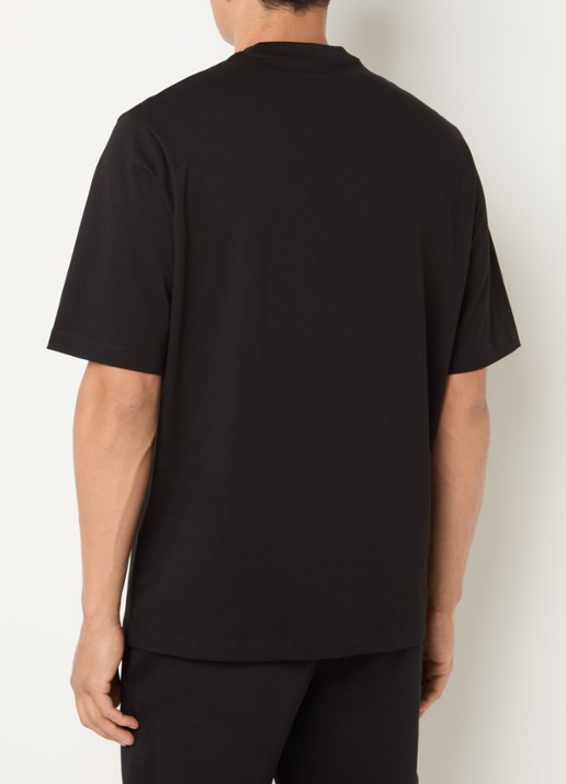 Armani T-shirt met logo - achterkant 4 black-uc001