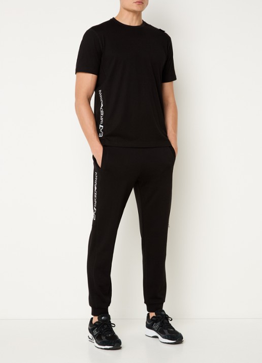 Armani T-shirt met logo - voorkant 3 zwart