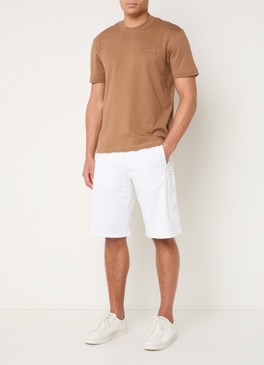 Armani T-shirt met logo - voorkant 2 camel