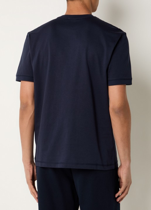 Armani T-shirt met logo - achterkant 4 donkerblauw
