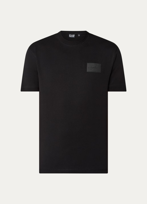 Armani T-shirt met logo - voorkant zwart