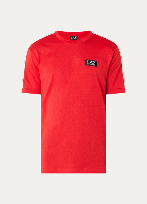 Armani T-shirt met logo - voorkant rood