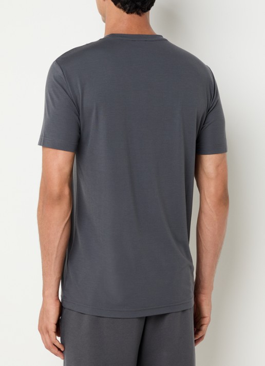 Armani T-shirt met logo  - achterkant 4 donkergrijs