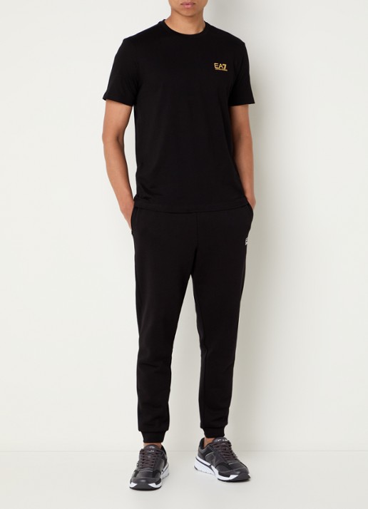 Armani T-shirt met logo - voorkant 2 zwart