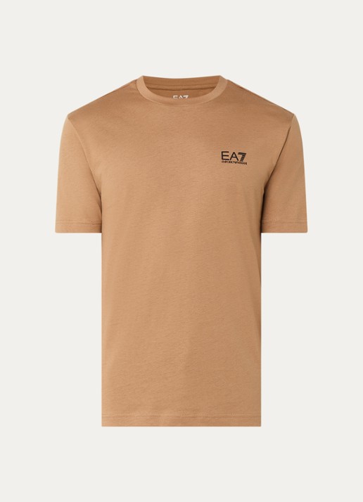 Armani T-shirt met logo - voorkant 3 camel