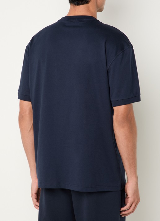Armani T-shirt met logo - achterkant 4 blauw