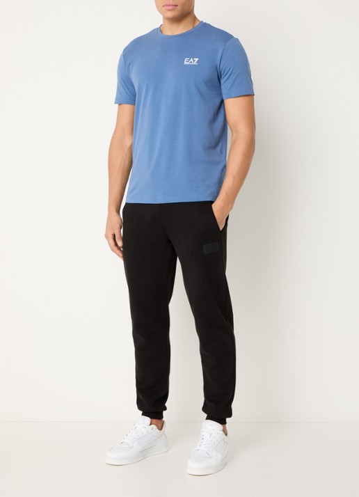 Armani T-shirt met logo - voorkant 3 blauw