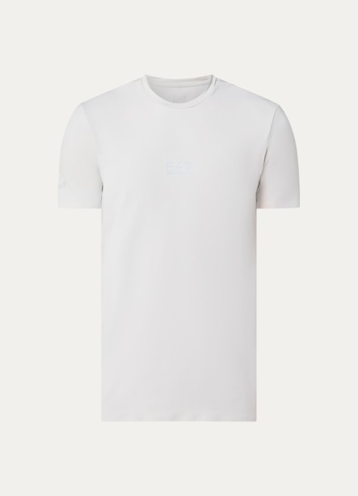 Armani T-shirt met logo - voorkant grijs