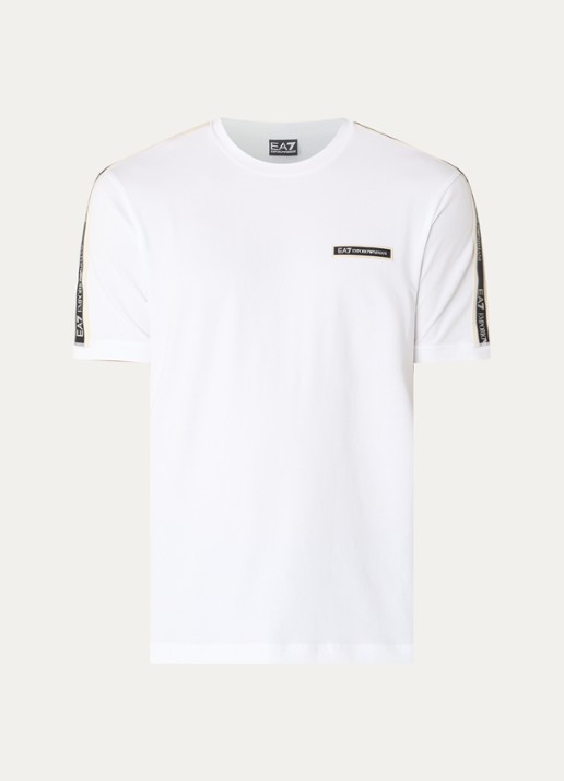 Armani T-shirt met logo - voorkant 3 wit