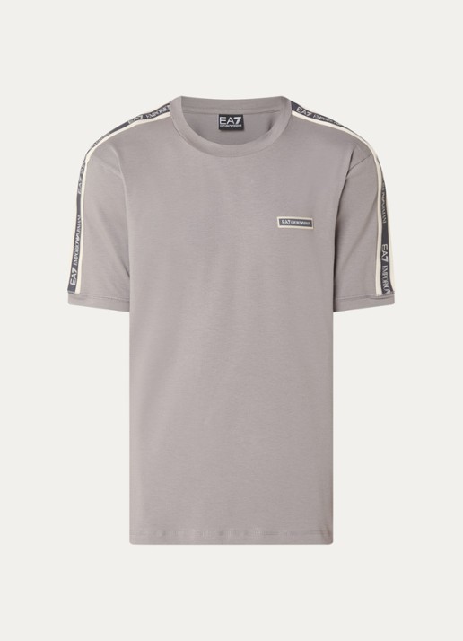Armani T-shirt met logo - voorkant 3 grijs