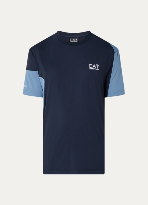 Armani T-shirt met logo - voorkant 3 donkerblauw
