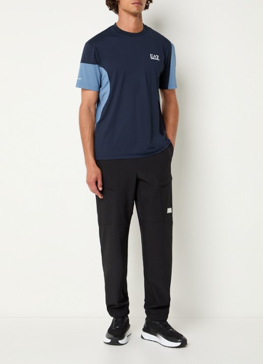 Armani T-shirt met logo - voorkant 4 donkerblauw